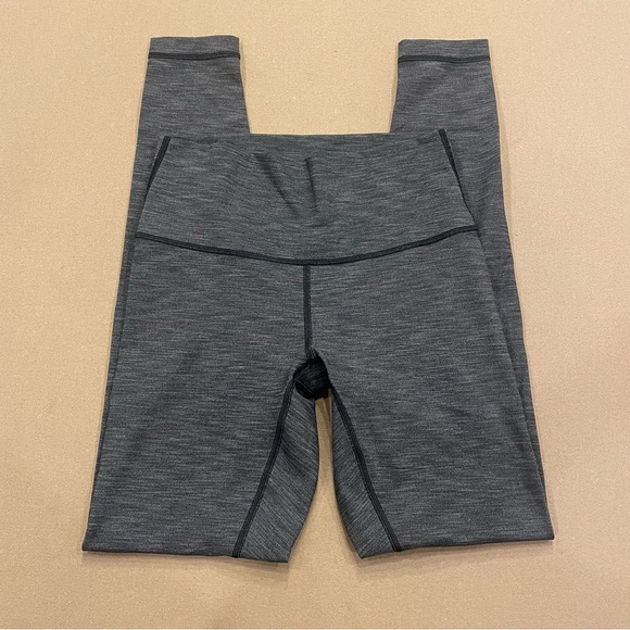 Lululemon Wunder Under High Rise Tight 28” Full-On Luxtreme Heathered Black Sz.6 - Picture 1 of 8
